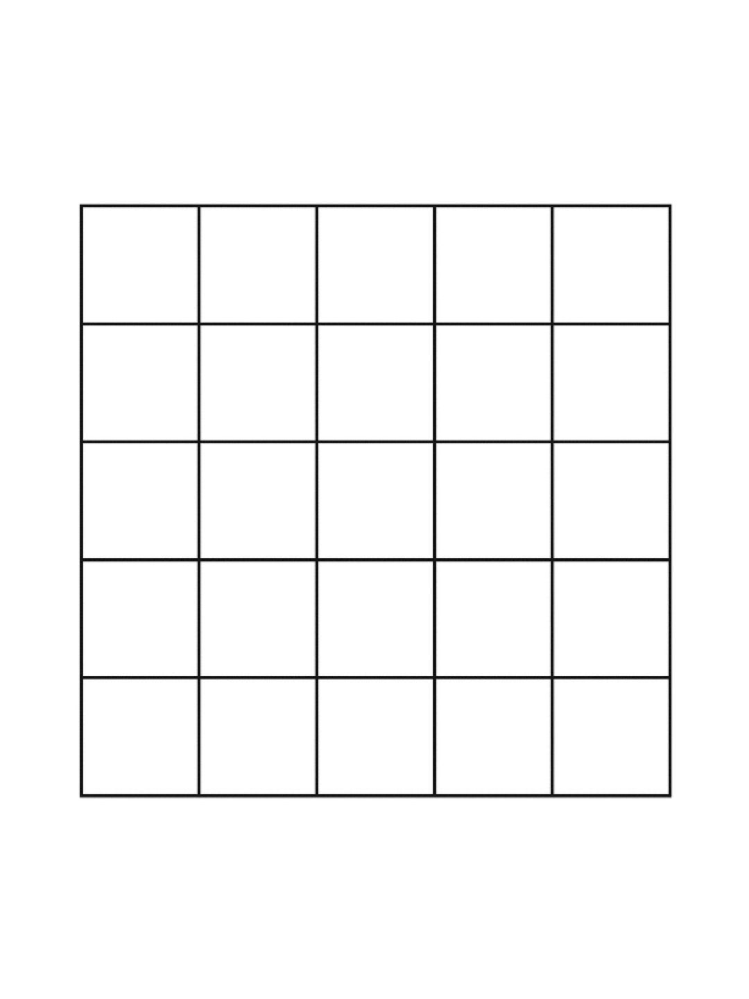 Blank 5 by 5 Grid, Learn Numbers, Colouring, Learn Letters, Drawing ...