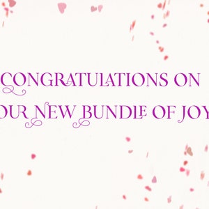 Congratulations on your new bundle of joy, expecting, new parents, new born, baby shower, instant, digital, printable, digital Download