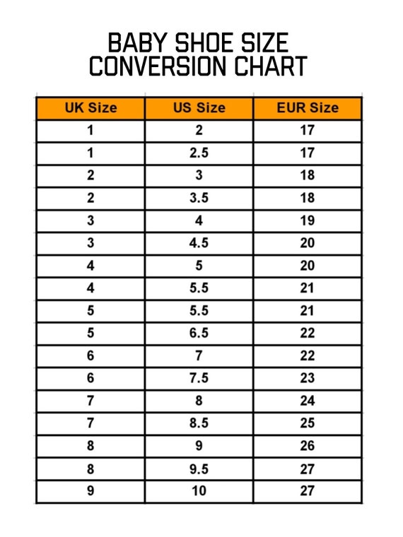 Baby Shoe Size Chart Us Ppgbbe intranet biologia ufrj br