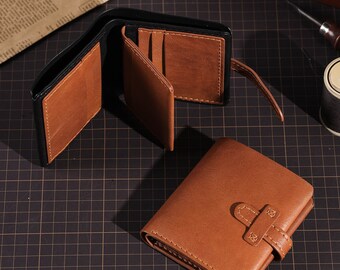 DIY Leather BiFold Wallet Kit - Do it your own Veg-Tan Leather