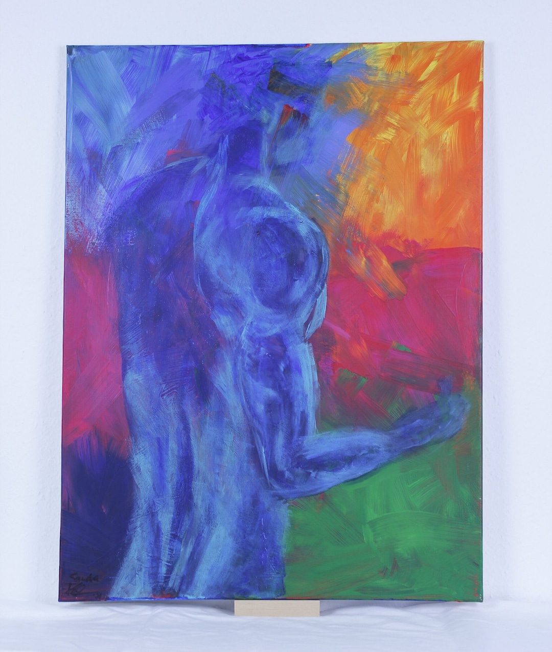 Acrylbild männlicher Akt nackter Mann erotische Kunst - Etsy.de