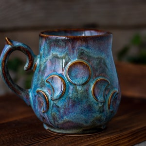 Månmugg, handgjord mugg