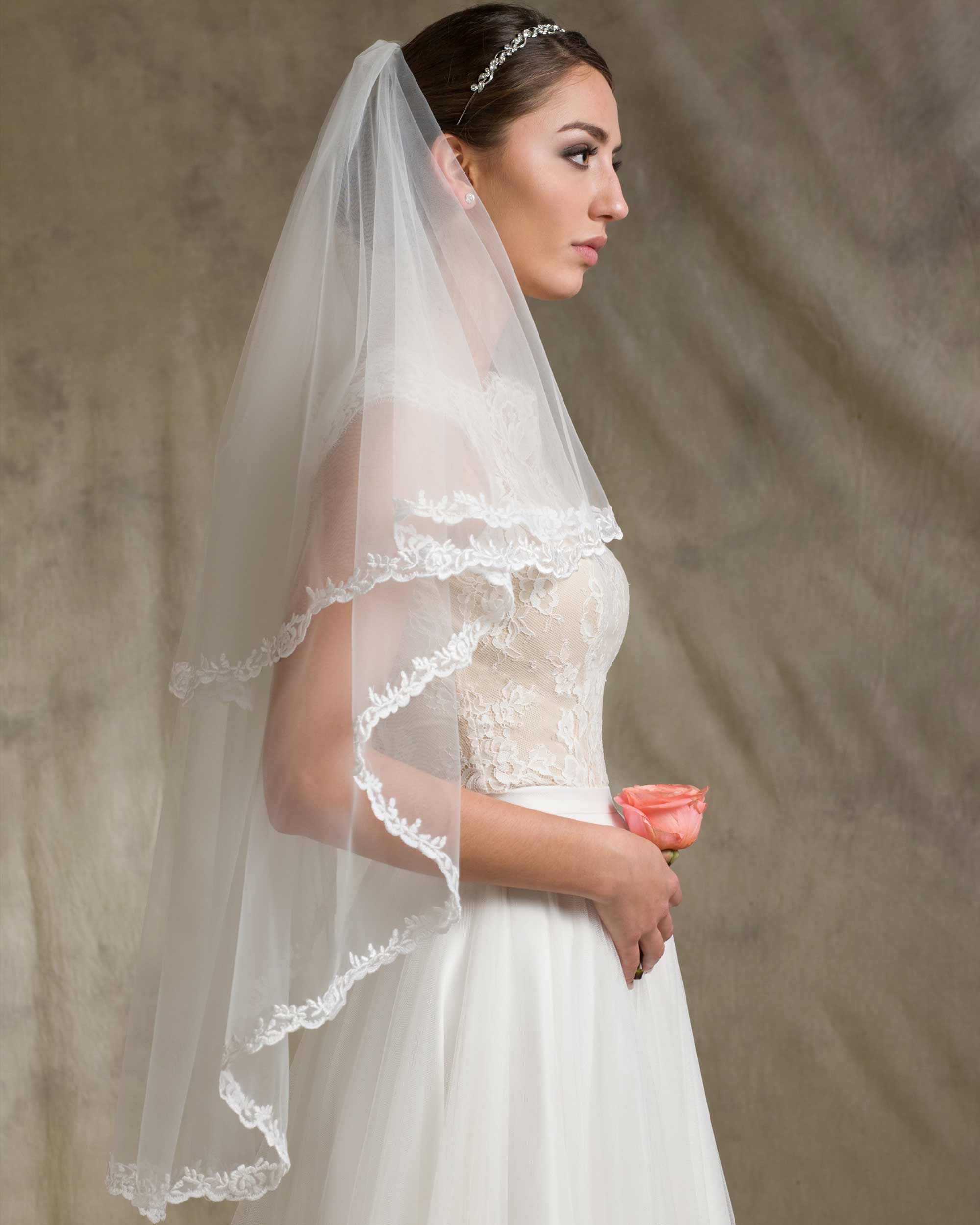 Long voile mariee cheap