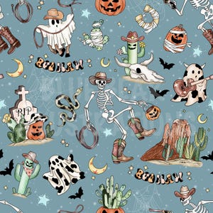 Halloween seamless  Pattern, Spooky Print, halloween quilt pattern, spooky summer, fabric design, Baby Halloween costume for kids
