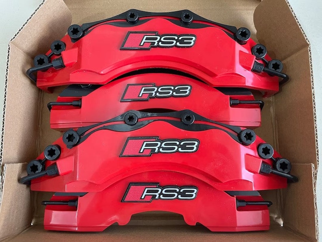Audi RS3 4pc Brake Caliper Cover Red for Audi Accesories All Etsy