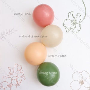 5 "/ 10" / 12 "/ 18" Dusty Pink Green Sunshine Balloons Sabbia naturale 1 ° viaggio intorno al sole Palloncino pastello Baby Shower Little Sunshine Compleanno