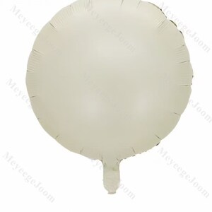 Puede incluir: Un globo grande, redondo y blanco con una v&aacute;lvula autosellante.
