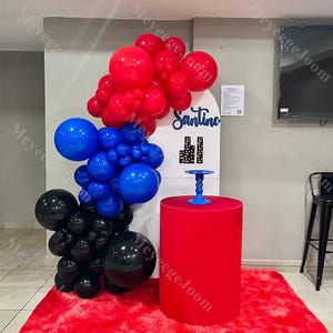93pcs Red Black Blue Balloon Garland Arch Kit Wedding Party Accessories Baby Shower Gender Reveal Decoration Birthday Balloons Bride to Be