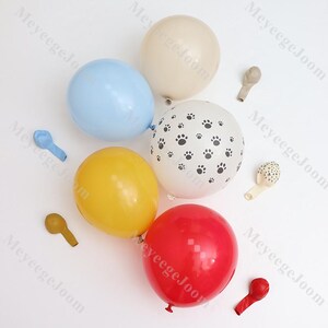 Red Yellow Blue Fire Balloon Garland Arch Kit Baby Shower Gender Reveal Rescue Themed Party Decor Kids Birthday Wedding Bride to Be