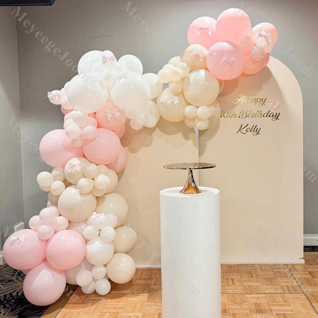 112pcs DIY Balloon Garland Baby Shower Girl Boy 1st Birthday Gender ...