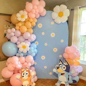Guirnalda de globos azules / Fiesta de cumpleaños de Bluey