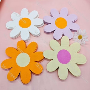 20 pezzi tovaglioli di carta a tema margherita fiori fazzoletti monouso per bambini compleanno baby shower ragazza matrimonio anniversario casa cena decorazioni forniture