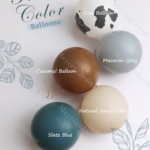 5"/10"/12"/18" Blu ardesia sabbia naturale Stampa mucca Palloncino Maca Grigio Caramello Animale da fattoria a tema Baby Shower Rivelazione del genere Decorazione della festa di compleanno