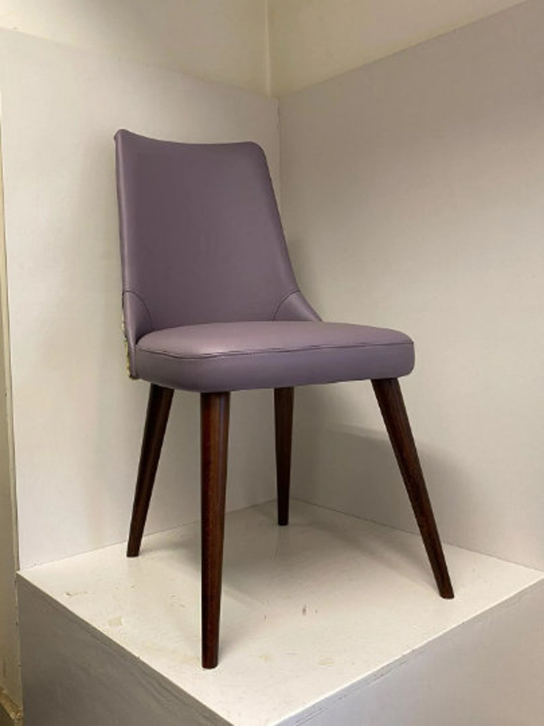 Luxury Dining Chair real Leather Kitchen Chair Solid Wood Etsy