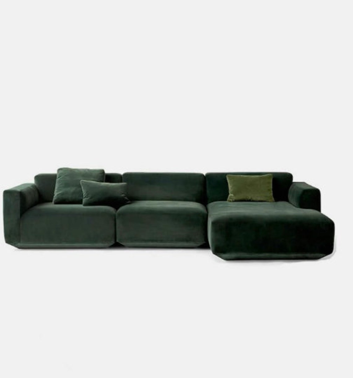 Luxury British Made Green Corner Sofa Modular Unit Sofa Etsy