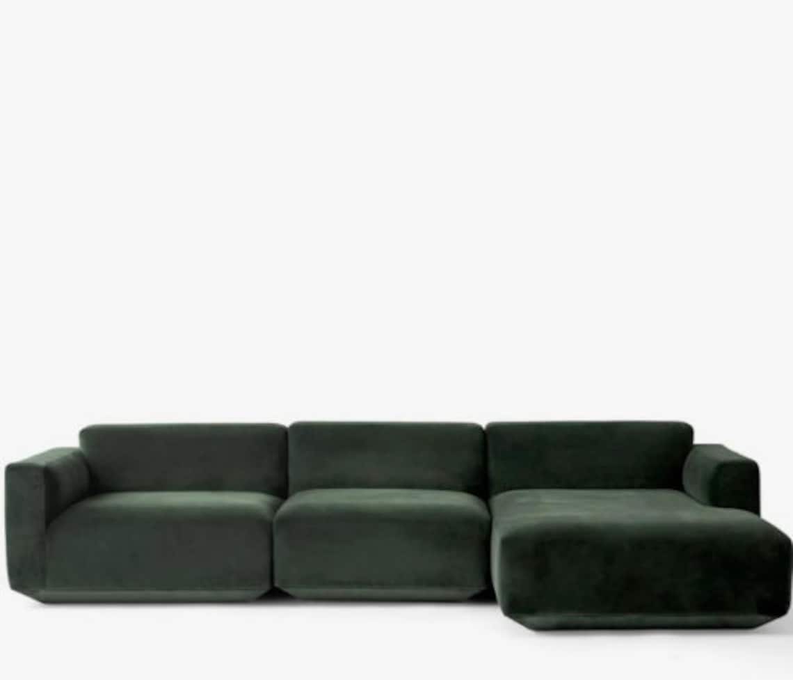 Luxury British Made Green Corner Sofa Modular Unit Sofa Etsy