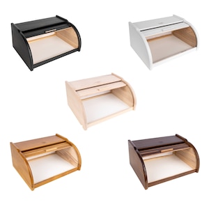 Plain Wooden Small Storage Box With Hinged Lid/3 Compartments