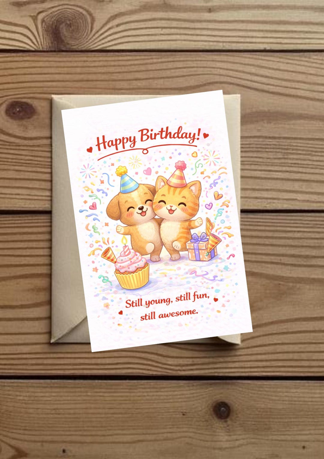 Funny Birthday Card for Friend – Printable – Sarcastic Happy B-day Card ...