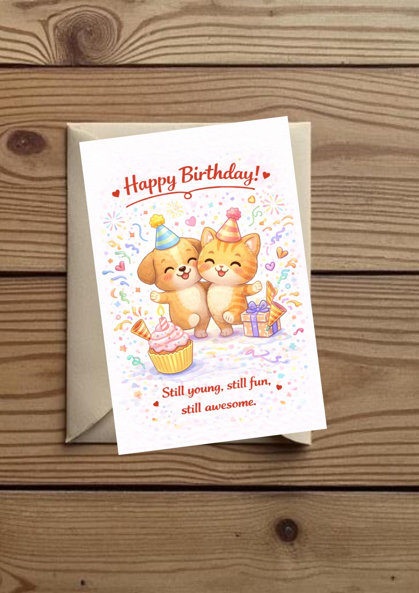 Funny Birthday Card for Friend – Printable – Sarcastic Happy B-day Card ...