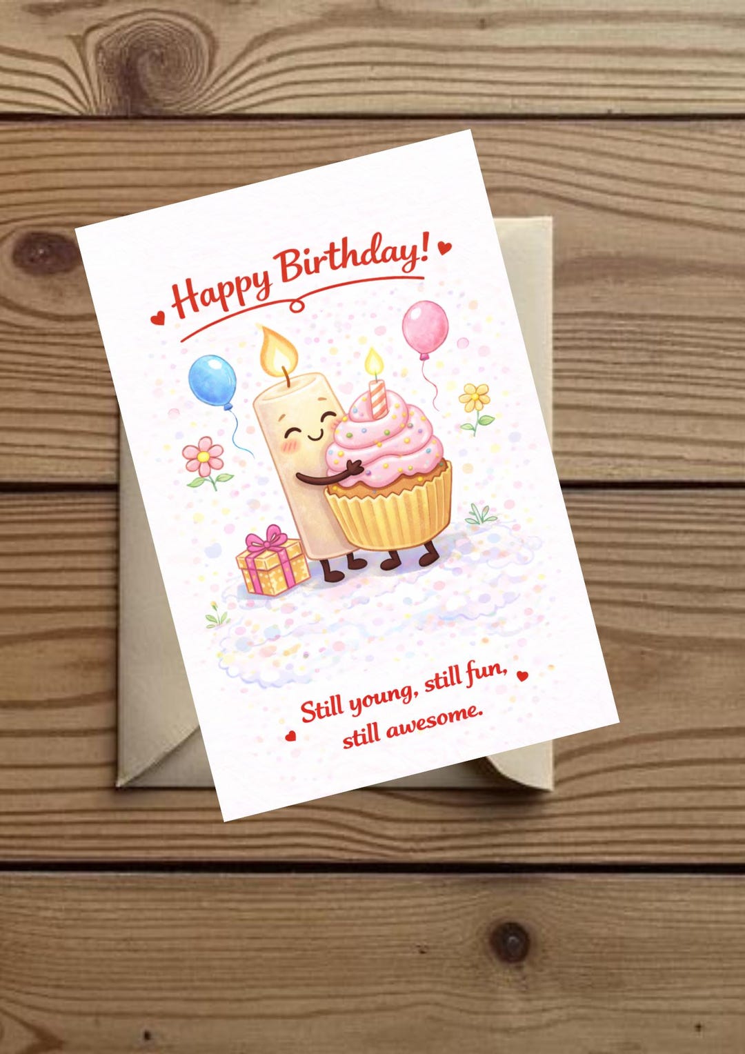 Funny Birthday Card for Friend – Printable – Sarcastic Happy B-day Card ...