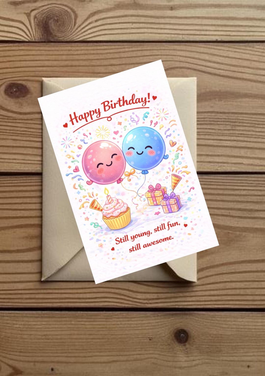 Funny Birthday Card for Friend – Printable – Sarcastic Happy B-day Card ...