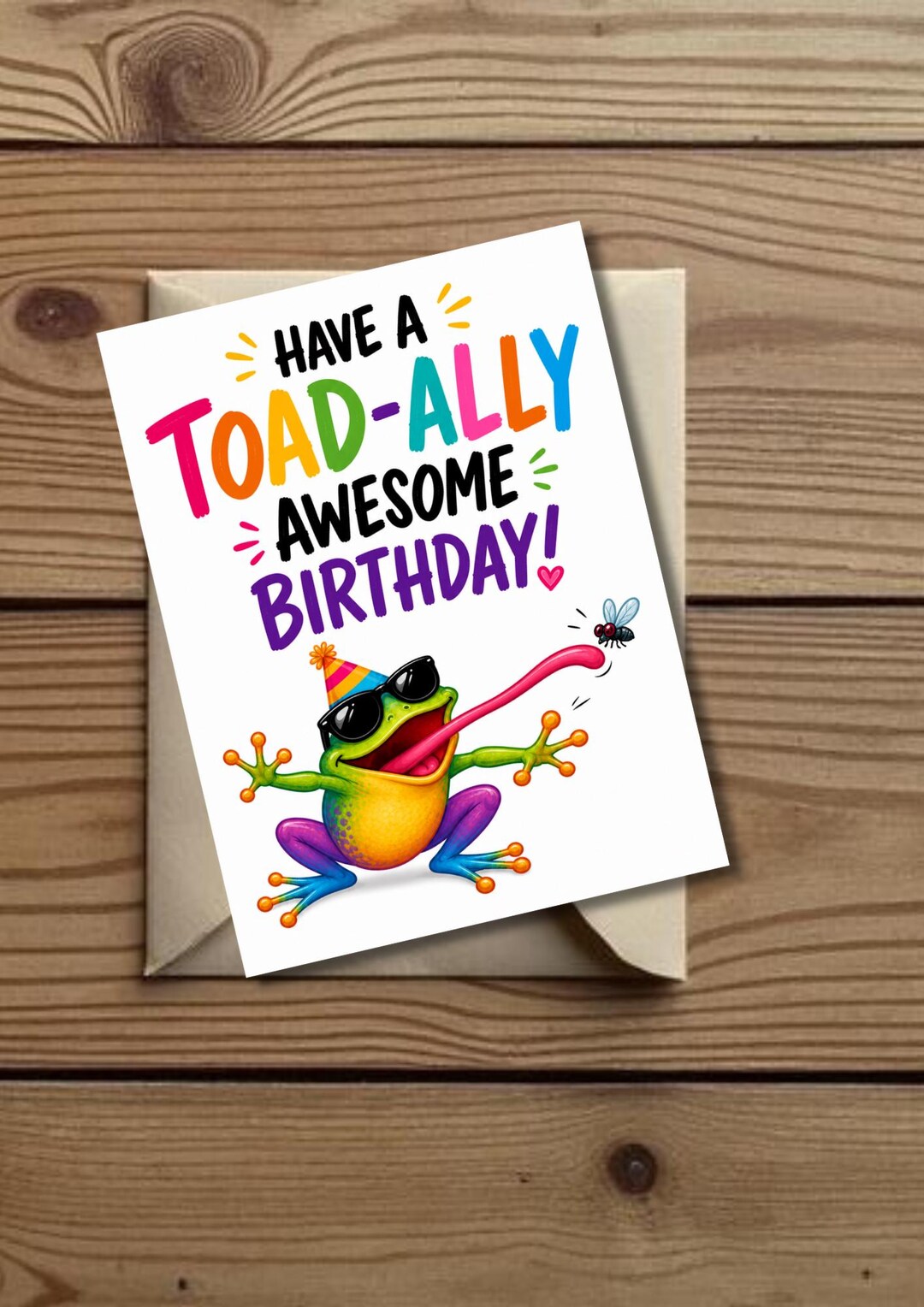 Funny Birthday Card for Friend – Printable – Sarcastic Happy B-day Card ...