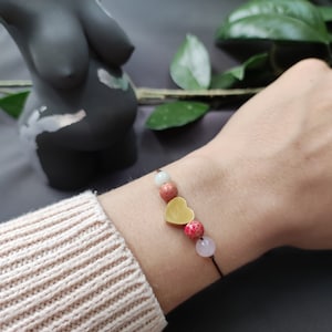 Armband voor aanstaande moeders | Mentale geboortevoorbereiding met helende stenen | Edelstenen Zwangerschap | Cadeau voor zwangere vrouwen | Maansteen