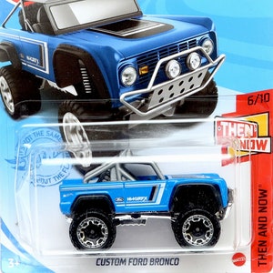 Hot Wheels Personalizzato Ford Bronco Regalo di compleanno perfetto Unico raro modello in miniatura da collezione in scala in scala americana sigillata GTB36