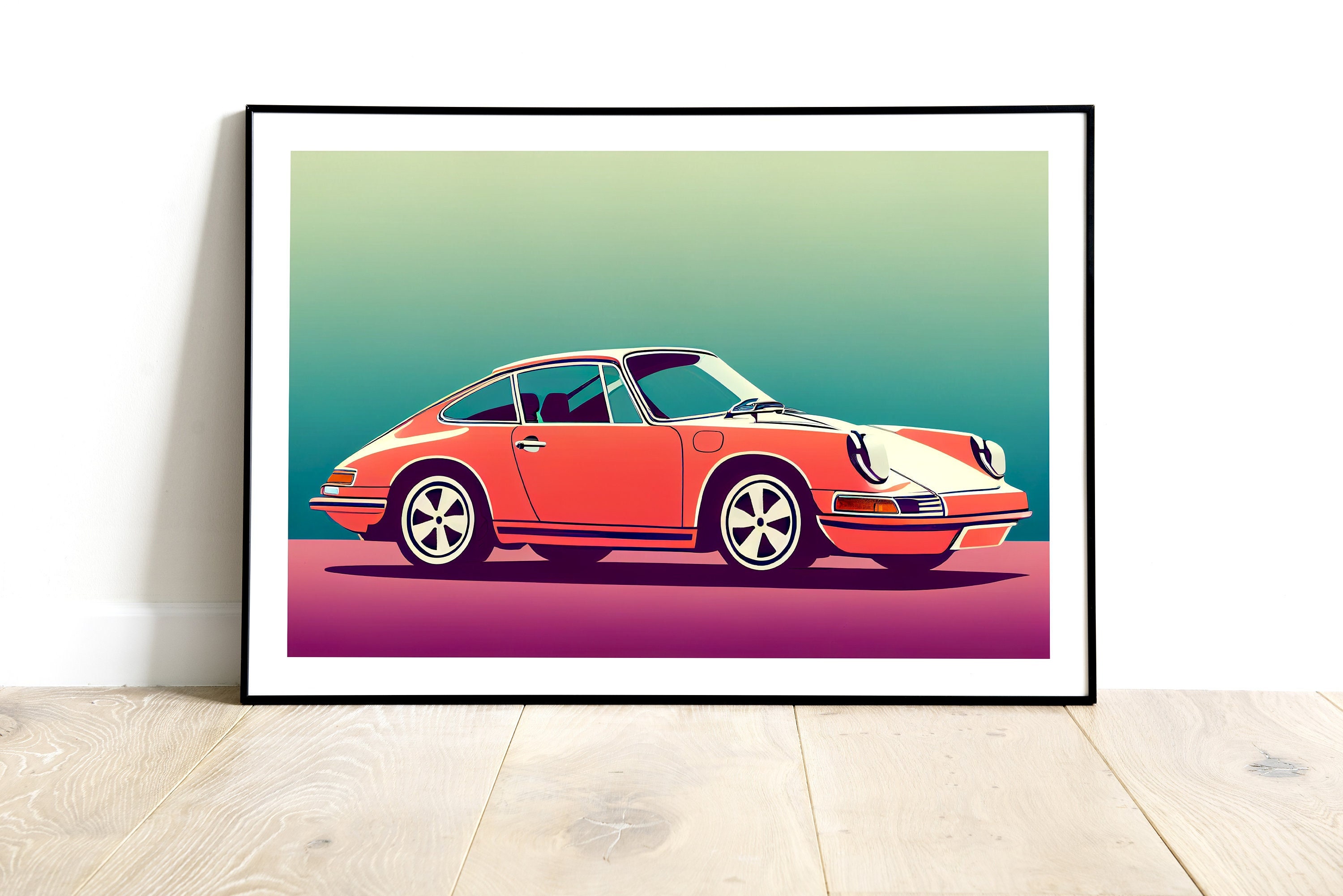 Porsche 911 Handmade 1970s Car Artwork, High Quality Print of a Classic  Car, Wall Art Decor, Perfect Gift Idea, Home Decor Poster -  Australia