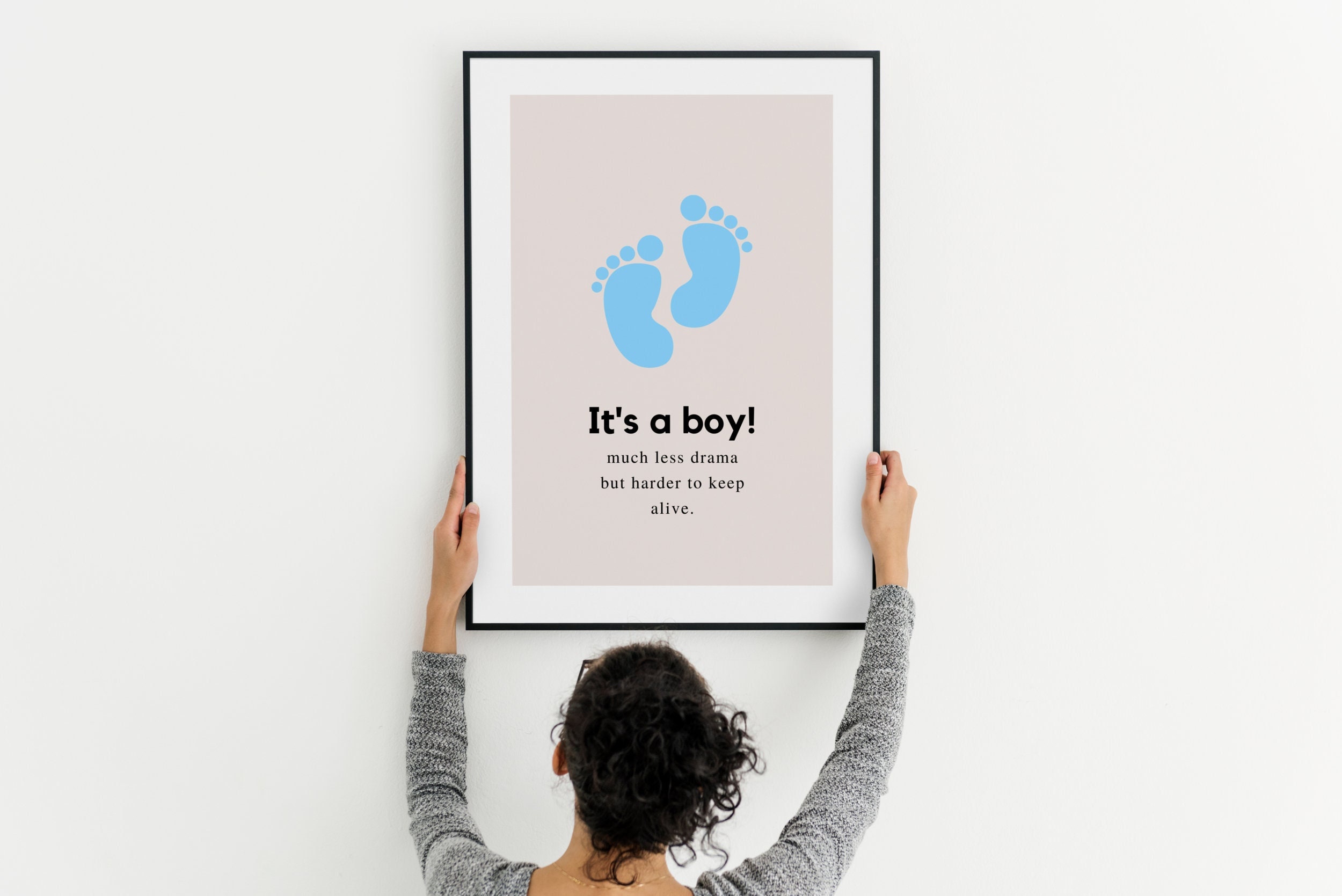 It's A Boy Printable Poster // Digital Print // Instant Etsy Australia