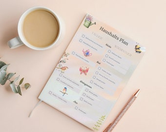 Cleaning plan, household planner, digital planner, planner for household, digital printing