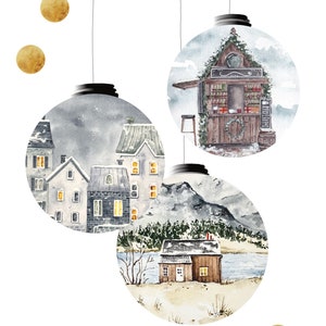 Vorlagenpaket I Adventskalender: Zauberhafte Winterausflüge