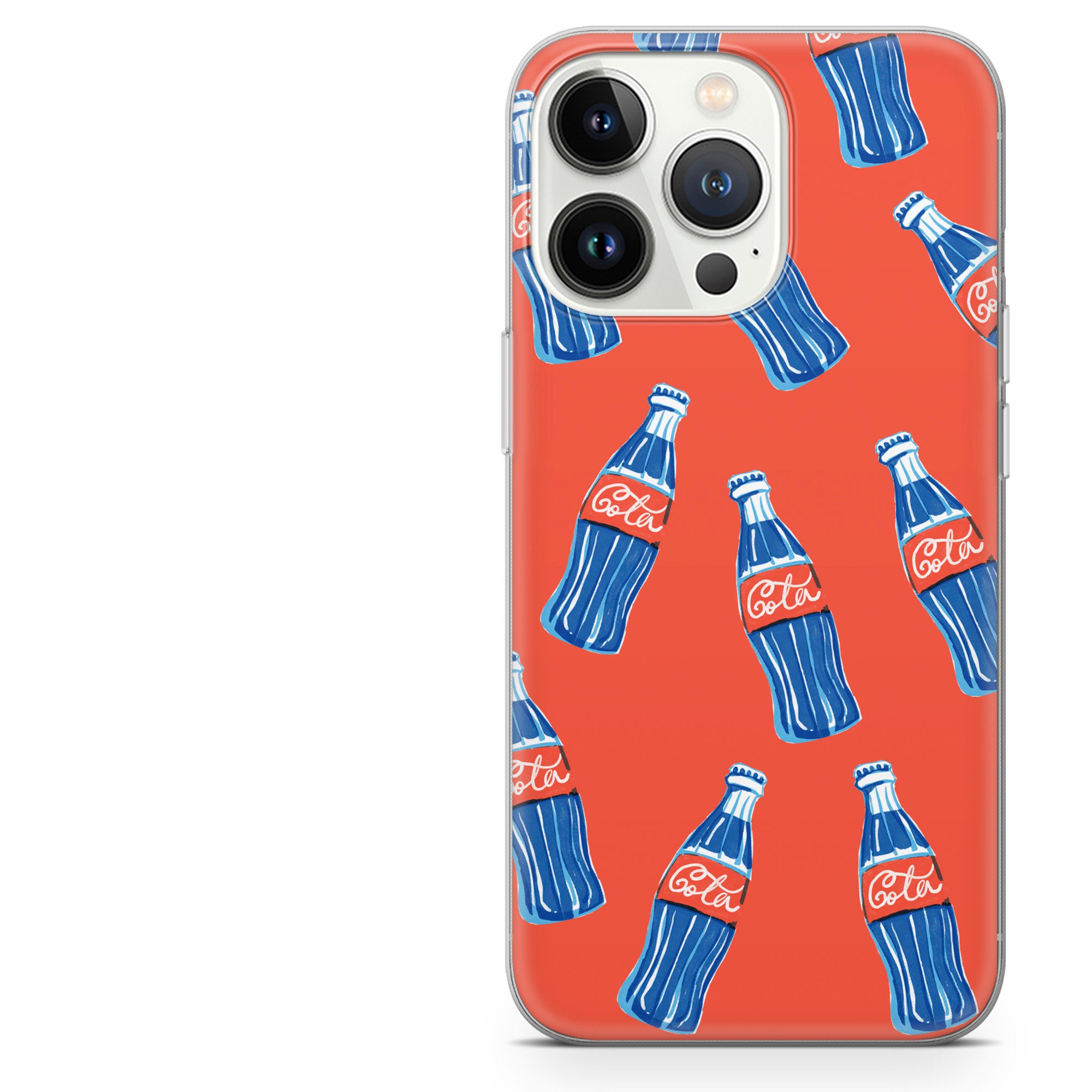 CASSETiFY iPhone 14 Pro Coca-Cola ケース Cola Phone Case Coke Cover Fit for iPhone 14 Pro, 13, 12, 11