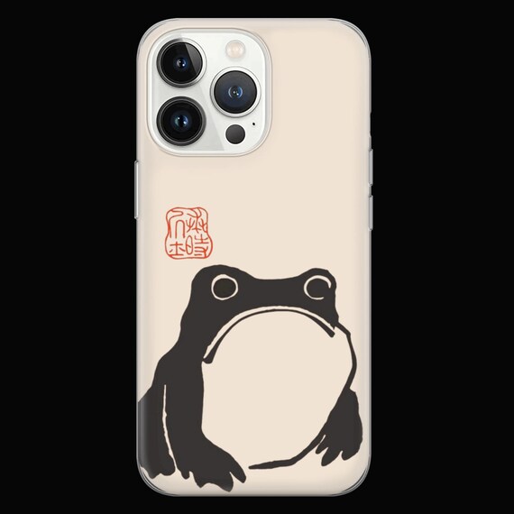 Grumpy Frog Phone Case Matsumoto Hoji Cover for iPhone 16 Pro Max