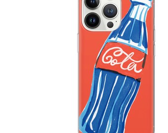 CASSETiFY iPhone 14 Pro Coca-Cola ケース Cola Phone Case Coke Cover Fit for iPhone 14 Pro, 13, 12, 11