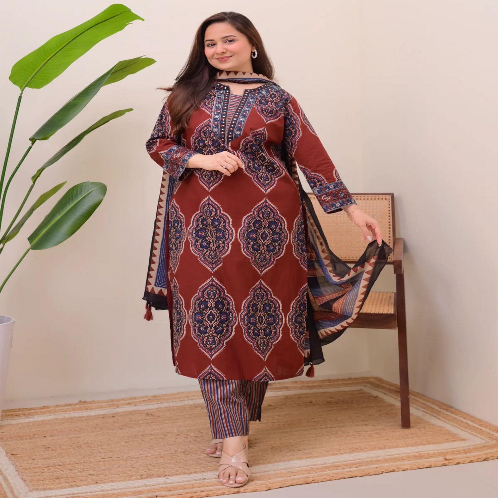 white christmas dresses Luxurious Green Alia Cut Gown with Embroidered Dupatta Set