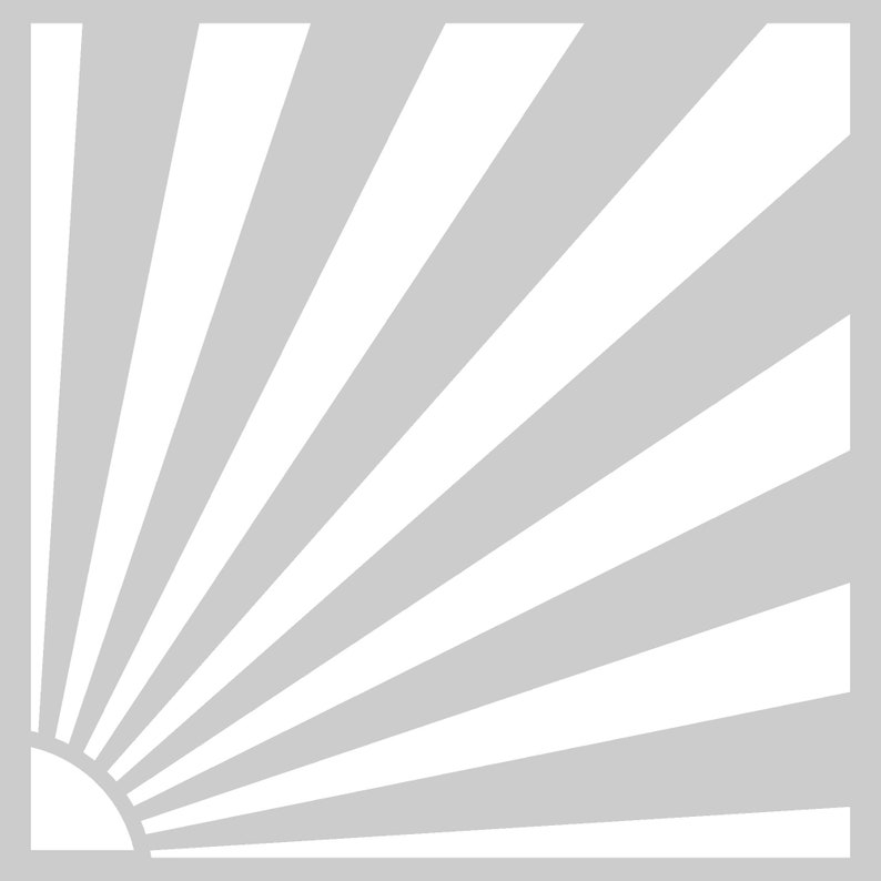 Sun Stencil SVG Bundle Sun Ray SVG Sun Burst Sunrise Etsy