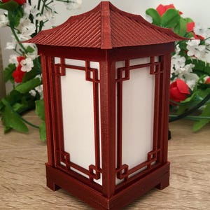 Mini portavelas de té chinos y japoneses, velas de té decorativas estilo pagoda