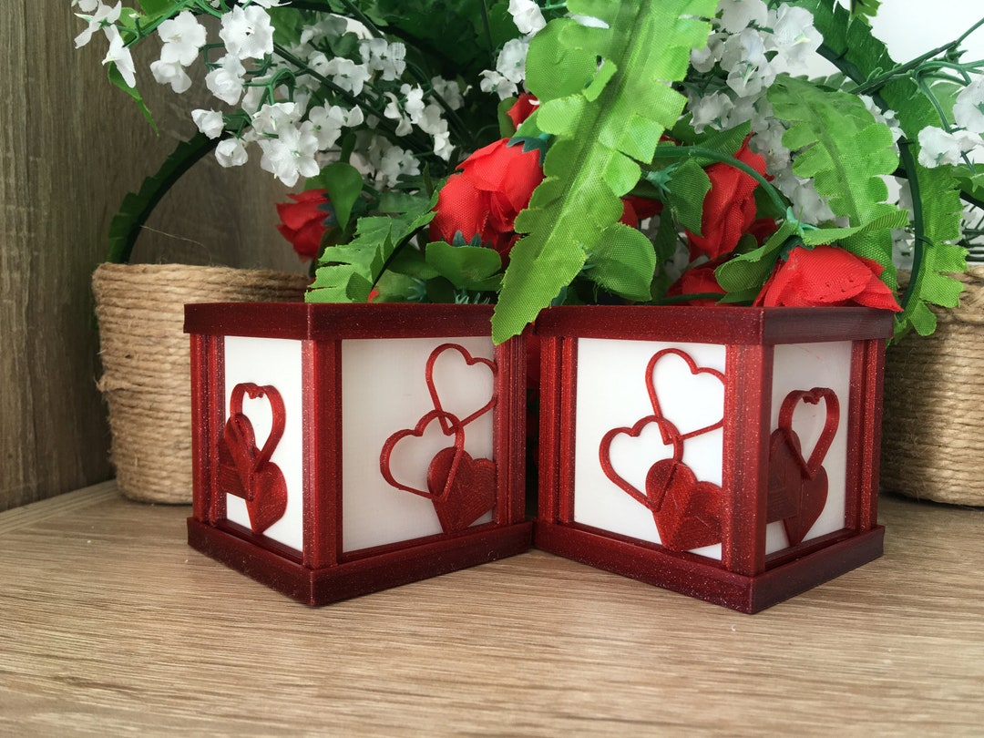 3D Mini Tealight Lanterns Decoration Tealights Style Etsy