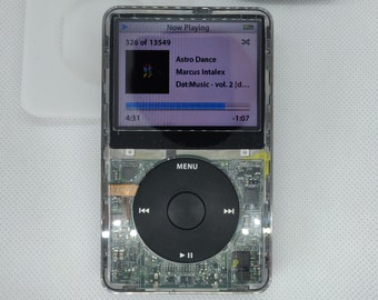 Apple Ipod Classic - 5th Gen, Clear+black (3000mah Battery