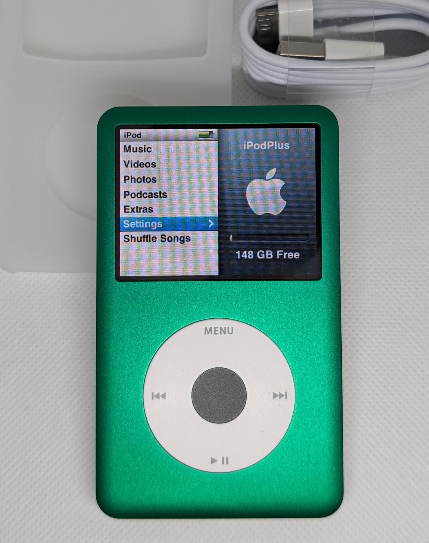 【美品】iPod Classic 第7世代 オールグリーンver 256GB Apple IPOD CLASSIC 7th Generation / 7G - 120GB - Green - mint!! | eBay