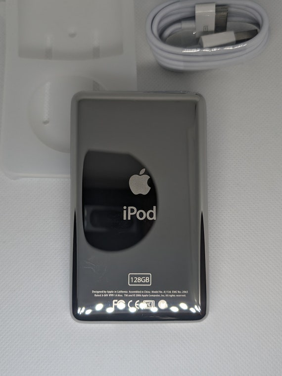 iPod classic 5世代 SSD128GB 大容量バッテリー新品交換出荷 iPod classic 第5 5世代 HDD30GB→新品SSD128GB 新品バッテリー