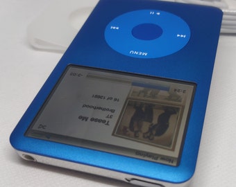 iPod classic第7世代 160GBからSD256GBに 青　ブルー iPod classic第7世代 160GBからSD256GBに 青 ブルー iPod
