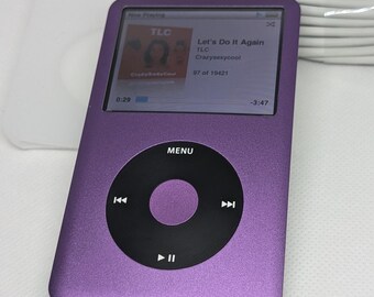 Apple Ipod Classic - 7th/6th Gen, Purple+black (3000mah Battery