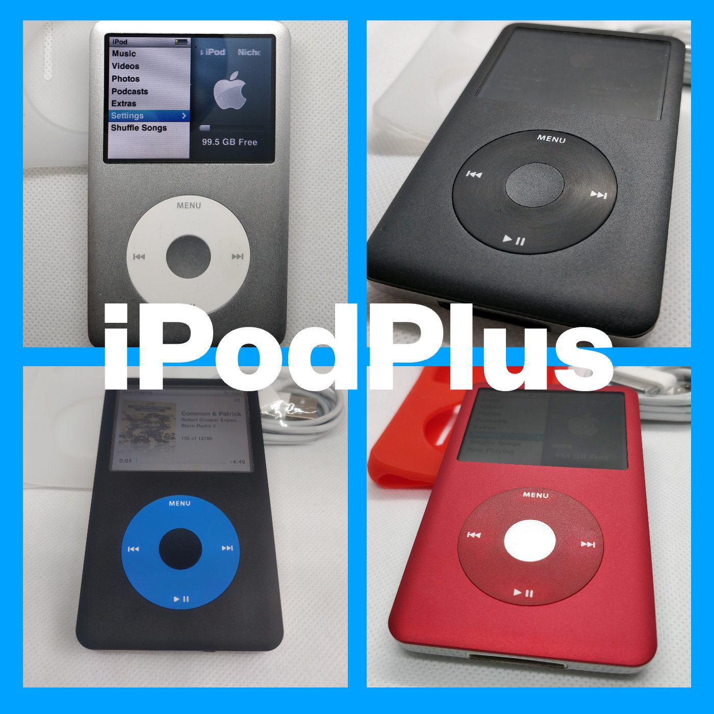 自分だけのApple iPod Classicを作成 - 第7世代/第6世代、3000mAh
