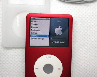 Apple iPod Classic - 第 5 世代、ホワイト + ブラック (3000 mAh