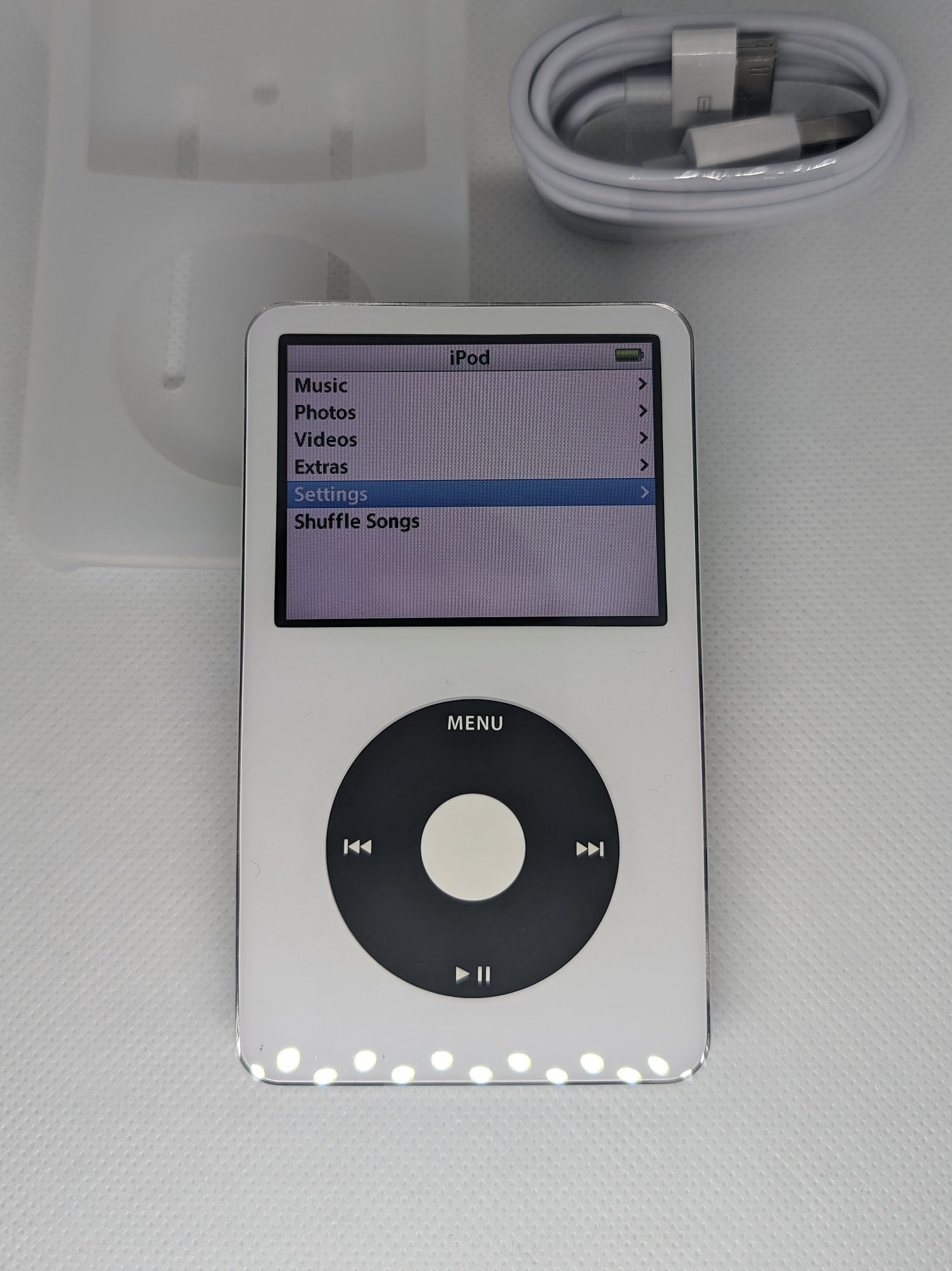 Apple Ipod Classic - 5th Gen, White+black (3000mah Battery, Customised) -  Etsy
