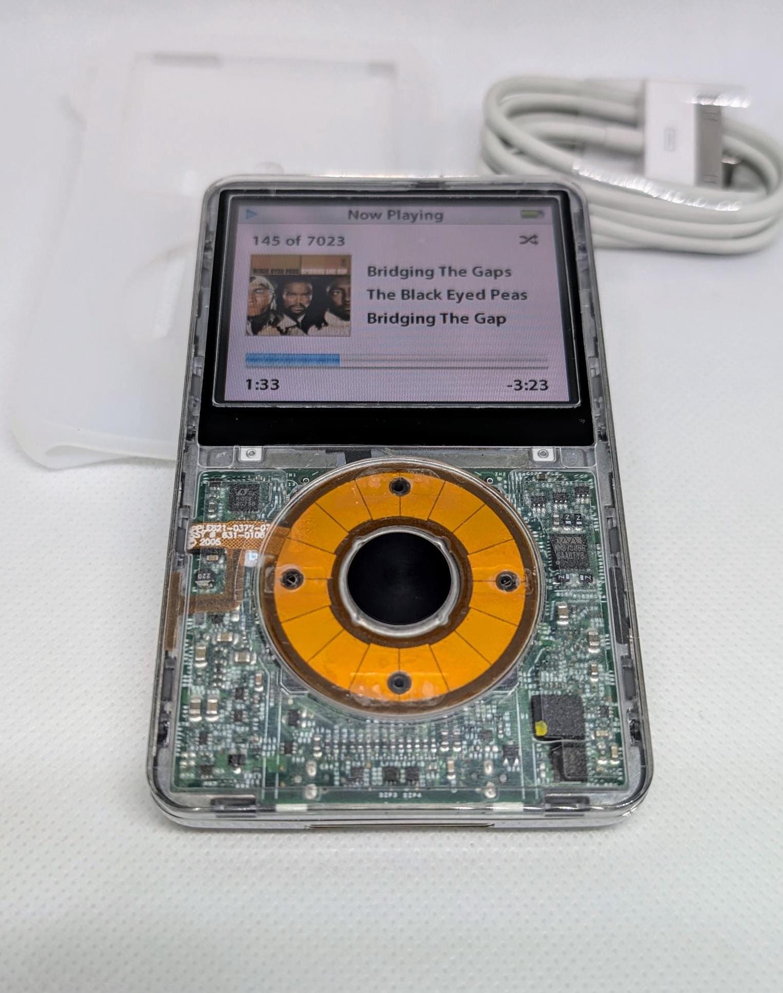 Apple Ipod Classic - 5th Gen, Clear+black 2 (3000mah Battery