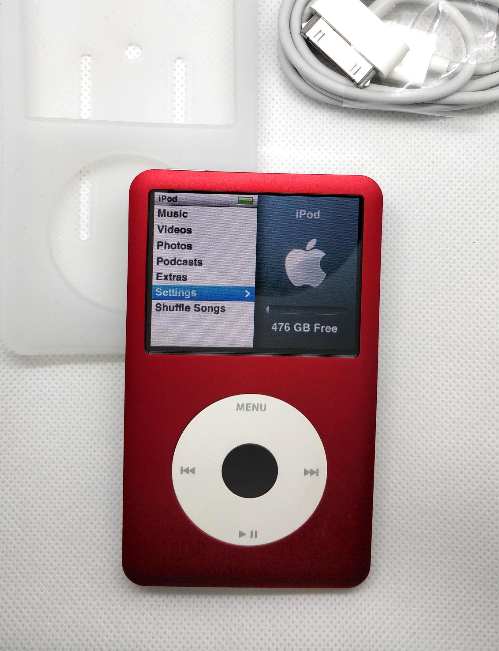 Apple iPod Classic 256GB　赤　レッド Apple iPod Classic 7th Generation Atomic Real Red (128GB ,256GB