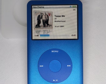 Apple iPod Classic - 第 7/6 世代、ブルー (3000 mAh